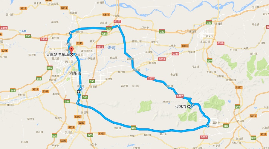 洛阳龙门石窟 嵩山少林寺一日游
